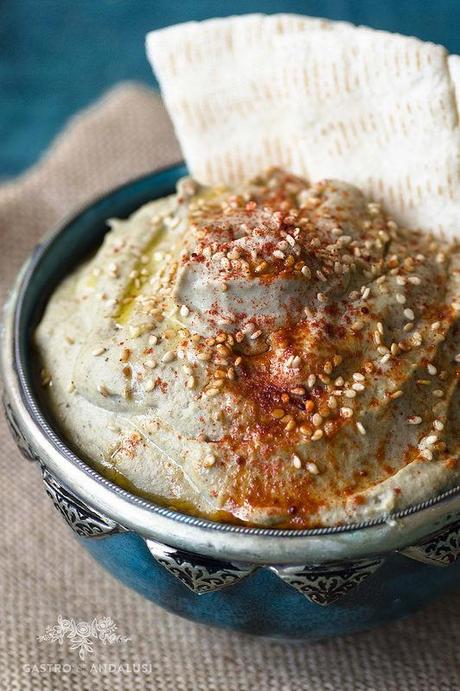 Muttabal, Paté de berenjenas receta