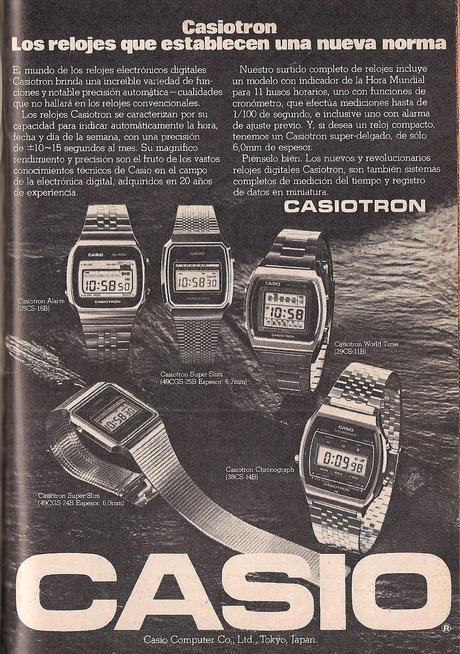 REVISTA SELECCIONES DEL READER'S DIGEST: RELOJES CASIOTRON.