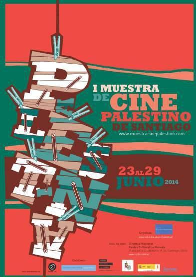 Póster Muestra de Cine Palestino de Santiago