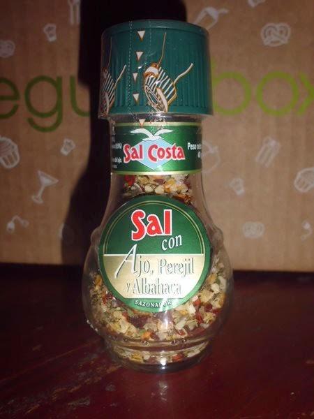 Sal Marina con Ajo, Perejil y Albahaca