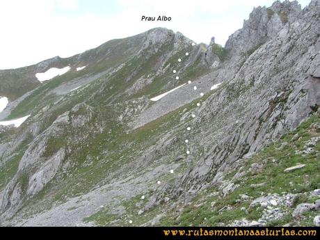 Ruta Tuiza Fariñentu Peña Chana: Subiendo al Prau del Albo desde el Fariñentu