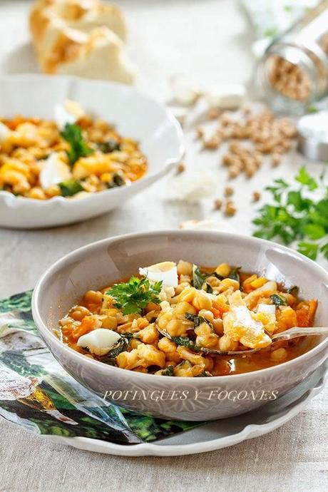 Potaje de garbanzos   (Receta tradicional de Cuaresma)