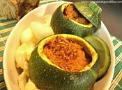 Calabacines rellenos txangurro