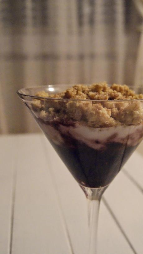 Crumble de Frutos Rojos Light