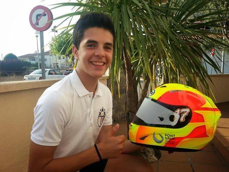 Nuevo diseño en los cascos de Oscar Gutierrez