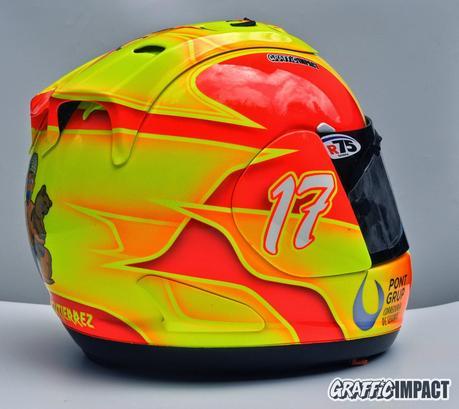 Nuevo diseño en los cascos de Oscar Gutierrez