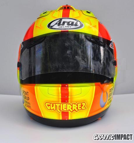 Nuevo diseño en los cascos de Oscar Gutierrez