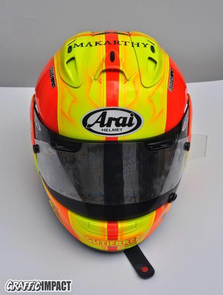 Nuevo diseño en los cascos de Oscar Gutierrez