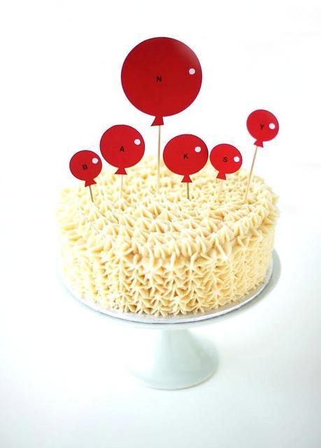 Topper globo para tarta