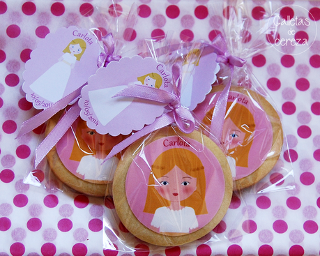 Galletas de comunión niña (papel de azúcar)