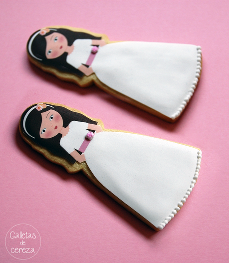 Galletas de comunión niña (papel de azúcar)