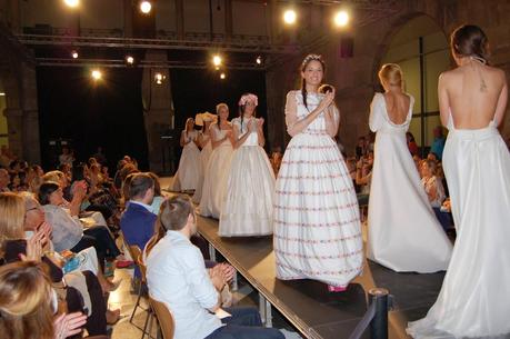 La trastienda de un desfile....