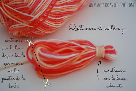 DIY Guirnalda de borlas