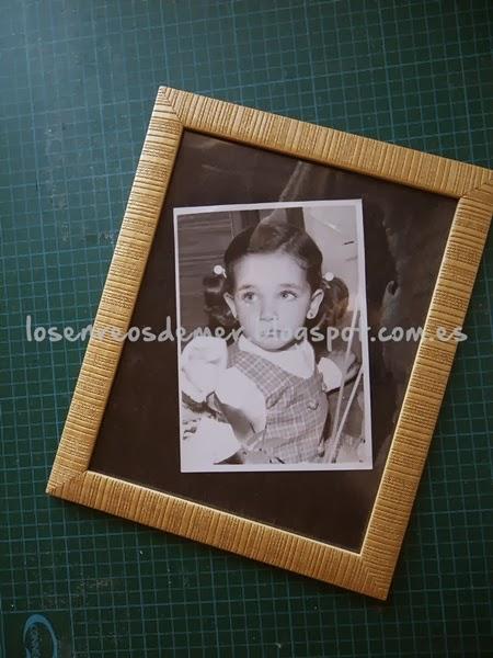 Marco de fotografía reparado