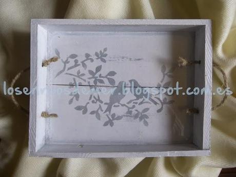 Bandeja a partir de una caja de gambas