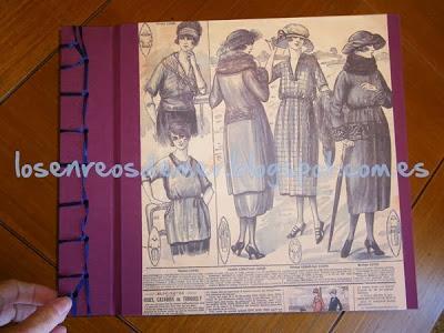 Álbum realizado en cartonaje y cosido japonés