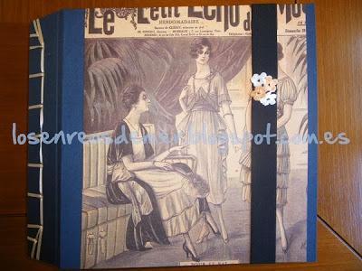 Álbum realizado en cartonaje y cosido japonés