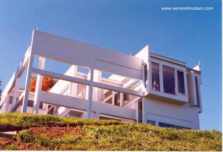Casa residencial brutalista norteamericana House II en Vermont