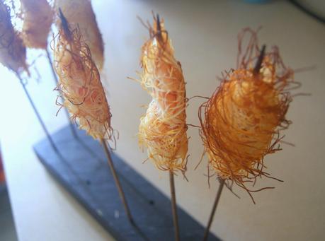 PINCHO DE LANGOSTINO CON PASTA KATAIFI
