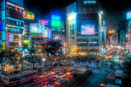 Noche en Tokyo. Japón