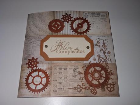 Steampunk, card, scrapbook