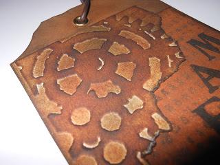 Tag y ATC coordinado (Steampunk)