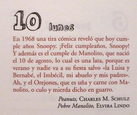 De fechas literarias y fechas reales