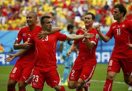 Suiza golea a Honduras