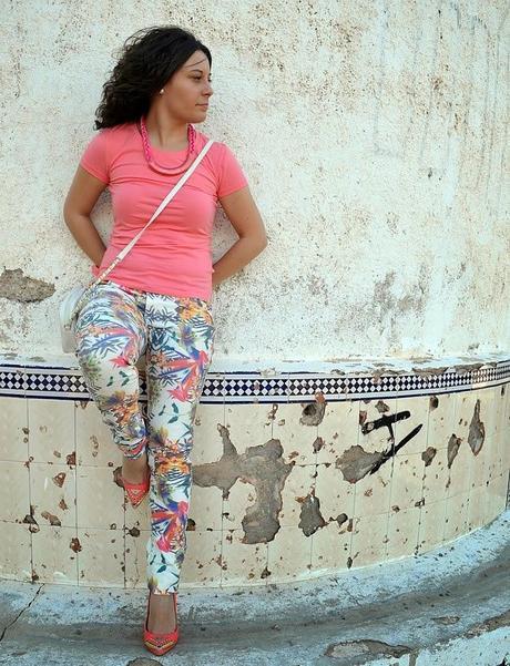 pantalones estampados, fashion blogger, blogger, castellón, coral, looks, outfits, moda, blog de moda, estilo, mi vestido azul,