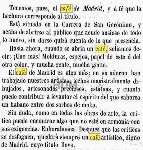 Los cafés madrileños en la obra de Galdós. CAPÍTULO III: Fortunata y Jacinta Los cafés madrileños en la obra de Galdós. CAPÍTULO III: Fortunata y Jacinta