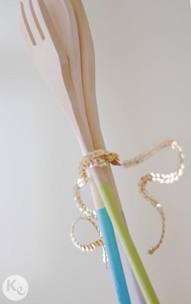 DIY. Decorating wooden cutlery DIY. Decorating wooden cutlery