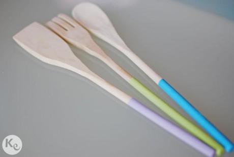 DIY. Decorating wooden cutlery DIY. Decorating wooden cutlery