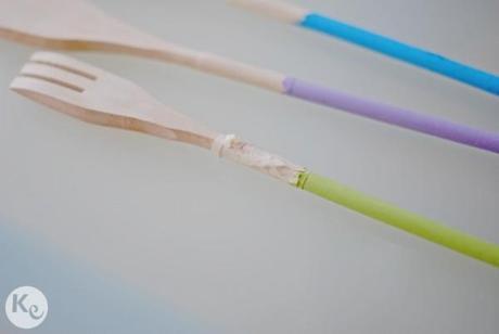 DIY. Decorating wooden cutlery DIY. Decorating wooden cutlery