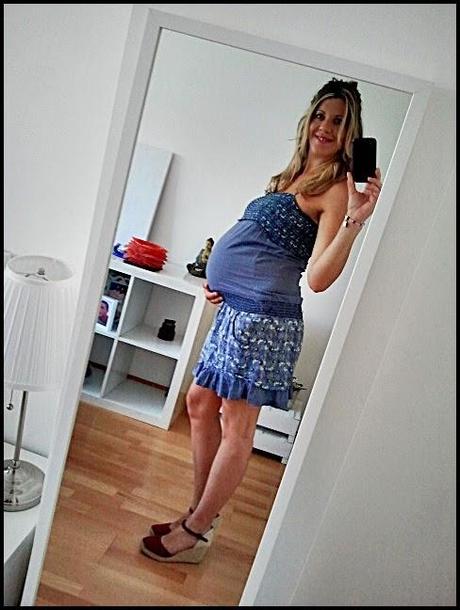 Vestido corto de premama