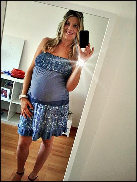 Vestido corto de premama
