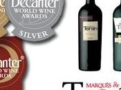 Marqués Terán obtiene medallas Plata premio Regional Mejor Rioja Decanter World Wine Awards 2014