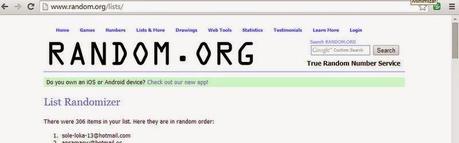 Resultado sorteo Alma en Pena