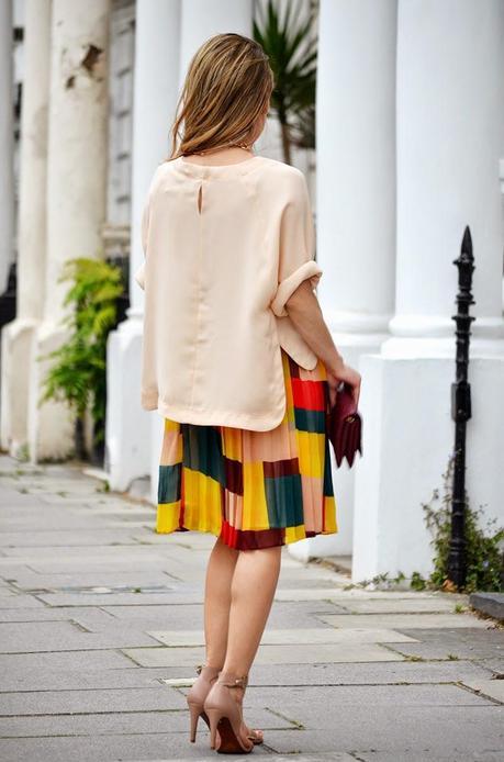 Plaid midi skirt Plaid midi skirt