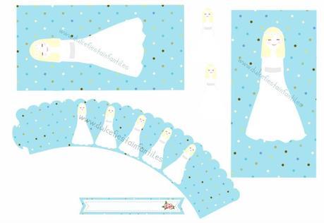 kit imprimible para primera comunión