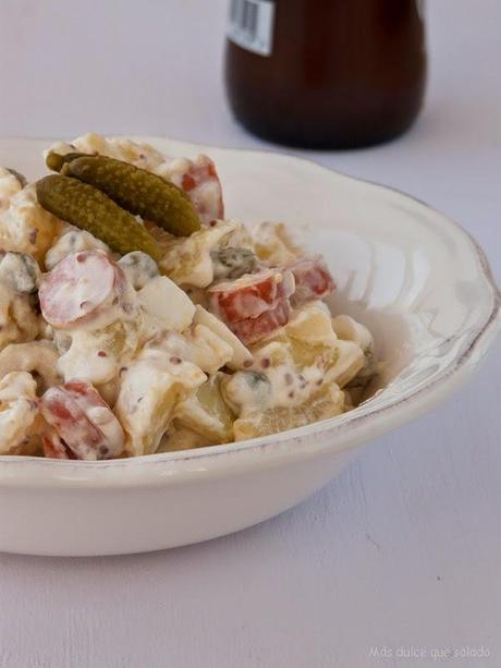 Kartoffelsalat: Ensalada alemana