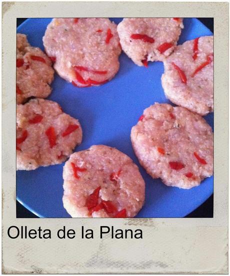 HAMBURGUESA DE PAVO Y PIQUILLOS