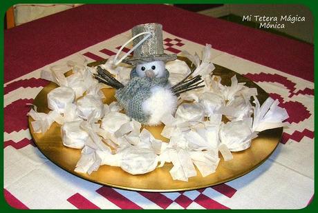 Polvorones, mi receta artesanal y ... lindas mariposas de ganchillo !!!!