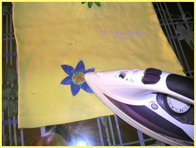 Camiseta decorada y un enlace de Scrapbook.