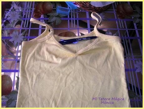 Camiseta decorada y un enlace de Scrapbook.