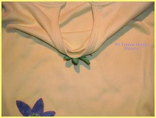 Camiseta decorada y un enlace de Scrapbook.