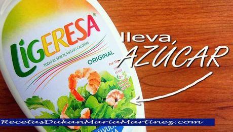 Mayonesa Ligeresa ¿Dukan? Cuidado, lleva azúcar Mayonesa Ligeresa ¿Dukan? Cuidado, lleva azúcar y frena la pérdida de peso