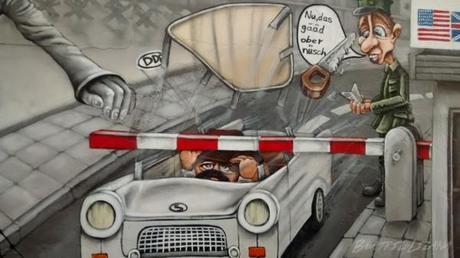 El día que me monté en un Trabant trabi pintura firma