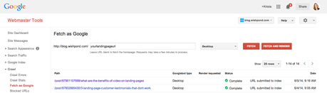 ¿Debemos optimizar nuestras landing pages para SEO? landing page webmaster tools