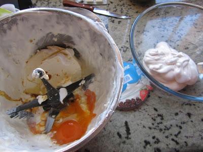 Helado de queso y nueces