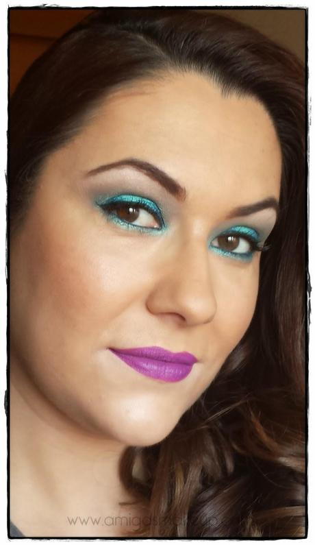 Look Bronceado Turquesa verano